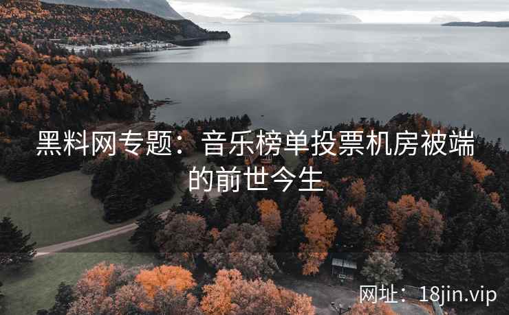 黑料网专题：音乐榜单投票机房被端的前世今生
