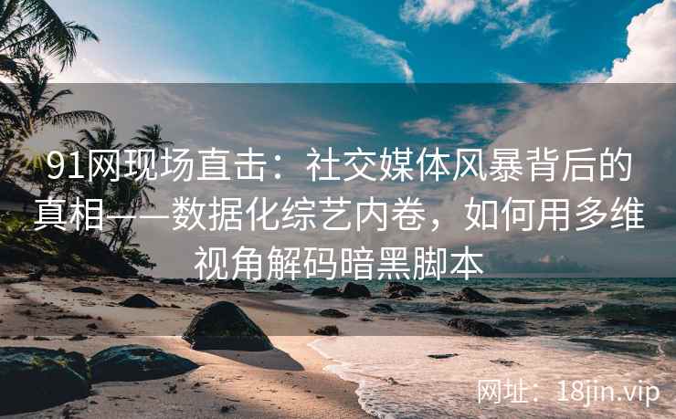 91网现场直击：社交媒体风暴背后的真相——数据化综艺内卷，如何用多维视角解码暗黑脚本
