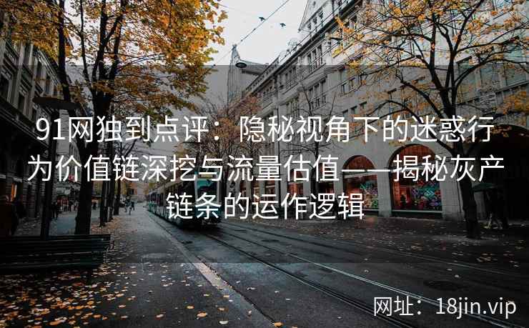 91网独到点评：隐秘视角下的迷惑行为价值链深挖与流量估值——揭秘灰产链条的运作逻辑